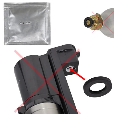 Dichtung + Fett Ersatz für SodaStream Spudler Club Wasser Max Brita Neo4 C02 Zyl - Bild 1 von 4