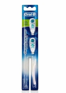 Oral-B Cross Action Cepillo de dientes eléctrico suave 2 cabezales de repuesto VENDEDOR DE EE. UU. - Imagen 1 de 1