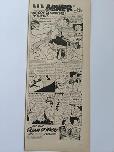 Crema de trigo vintage 1951.  Li'l Abner de Al Capp.  - Imagen 1 de 1
