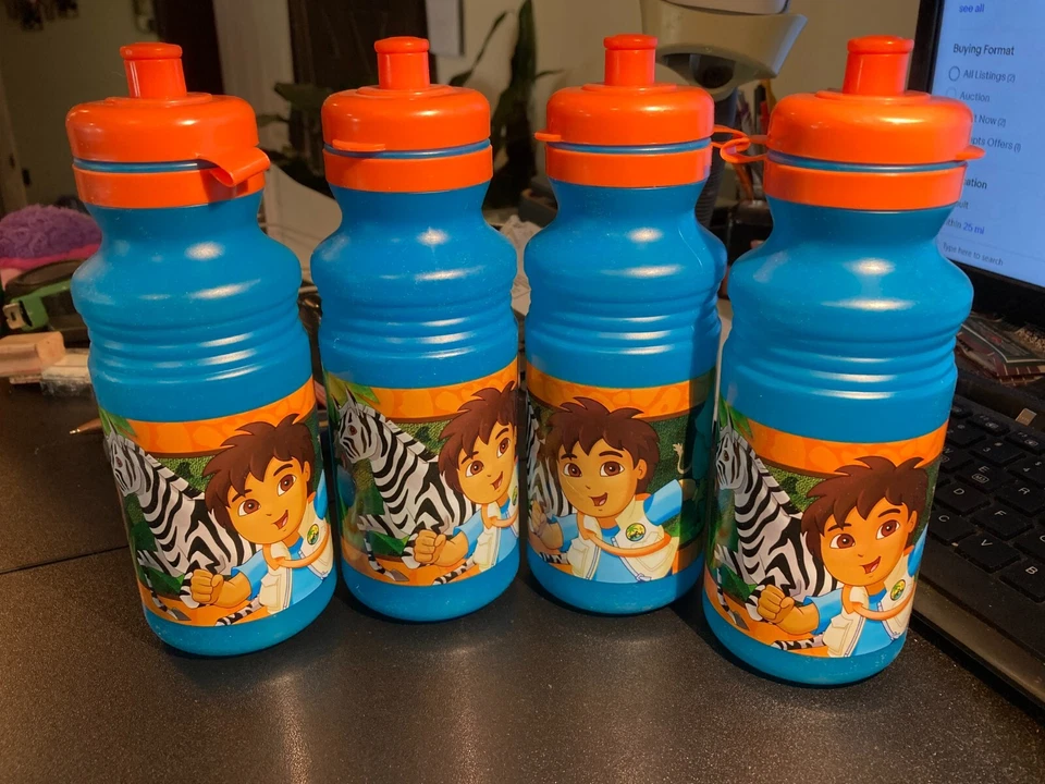 4 NUEVO Diego's Biggest Rescue Go Diego Fiesta de Cumpleaños Favor 18 oz. Botella deportiva Foto 1 de 1