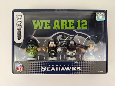 Figuras Fisher Price Little People Seattle Seahawks Mattel NFL Edición Limitada NUEVO Foto 1 de 4