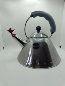 Alessi Wasserkessel 9093 mit Vogelflöte, Design Michael Graves/Bird Kettle. - Bild 1 von 5