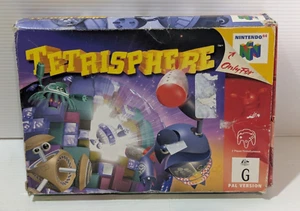Tetrisphere Nintendo 64 N64 PAL CIB + Acrylic Case Authentic Tested - Picture 1 of 12