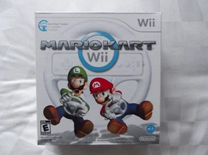 MARIO KART Wii. Nintendo Wii. NTSC-US/Canada. Boxed. Wheel. - Picture 1 of 7