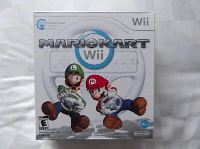 MARIO KART Wii. Nintendo Wii. NTSC-US/Canada. Boxed. Wheel. - Image 1 of 4