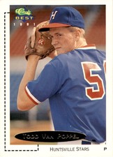 1991 Classic Best Gold Foil BC6 Todd Van Poppel Oakland A's Card