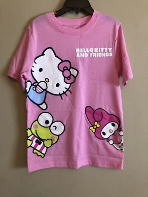 Hello Kitty Girls Pink Short Sleeve T-shirt Size Small NWOT - Image 1 of 4