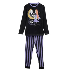 Pigiama Manica Lunga Single Jersey Nightmare Before Christmas NERO - S | UNISEX - Foto 1 di 2