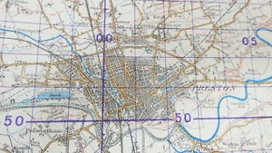 Ordnance Survey 1932 Preston Southport Blackpool War Office One-Inch Map - Picture 1 of 8