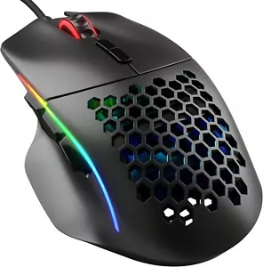 Glorious Model I - Ultralight Gaming Wired Mouse w/RGB (Matte Black) 69 Gram - Picture 1 of 11