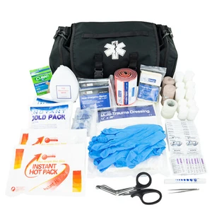 Kit de trauma LINE2design suministros médicos de emergencia bolsa de primeros auxilios paramédica negra - Imagen 1 de 6