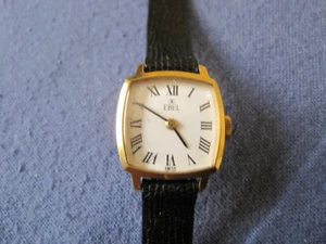 #580 ladys gold plate EBEL mechanical wind up 17 jewel  watch - Picture 1 of 6