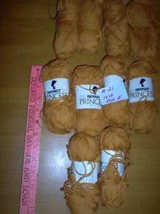 Bernat Princess Cotton yarn, 10 skeins 50 grams each lot 21 - Picture 1 of 2