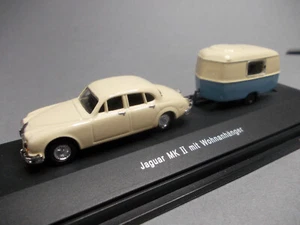Konvolut PKW mit Wohnanhänger 1:87 von SCHUCO - Bild 1 von 10