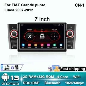 For Fiat Grande Punto Linea 2007-2012 Carplay GPS Car Radio Video Player Screen - Picture 1 of 28