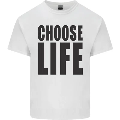 GILDAN Choose Life Fancy Dress Outfit Costume Kids T-Shirt Childrens