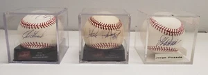 BASEBALL BALL MLB SIGNED FOR GORGE POSADA, ROBINSON CANO, GRETT GARDENER ,OTHERS - Picture 1 of 3