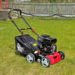 Crytec Garden 2 in 1 Scarifier Aerator 16'' 40cm Petrol 208cc 4-Stroke Lawn Rake - Picture 1 of 7