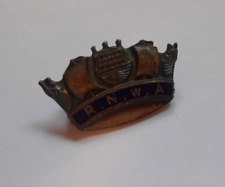 R.N.W.A.    first war ROYAL NAVAL WOMENS ASSOCATION lapel badge   pre  WRNS