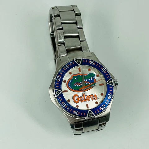 1990s Florida Gators Unisex Stainless Steel Watch Gators Emblem in Center (TT) Cover