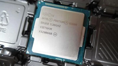 Intel Pentium G3260@3.30GHz Socket LGA1150 Dual-Core CPU - SR1K8 - Tested - Image 1 of 4