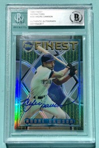 Andre Dawson 1995 Topps Finest Refractor Signature Signed Autograph AUTO BAS BGS