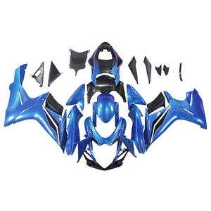 ABS Fairings for Suzuki GSXR600 GSXR750 2011-2023 15 18 21 Bodywork White Blue - Picture 1 of 8