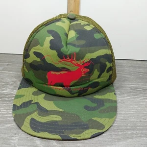 Pink Elk Hunting Camouflage Hat Cap Snapback One Size Made in Hong Kong - Picture 1 of 9