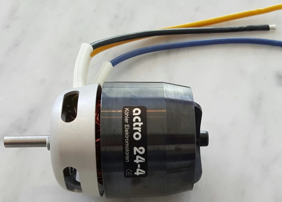 VINTAGE ACTRO-KOHLER 7001/24 BRUSHLESS HELICOPTER MOTOR 24-4 w/5mm SHAFT - Image 1 of 1