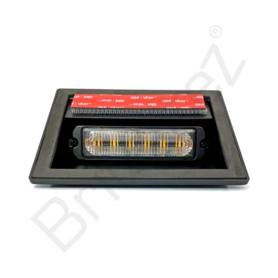 Luz de tablero intermitente LED Britalitez doble ámbar/blanco 12/24 V advertencia de recuperación - Imagen 1 de 4
