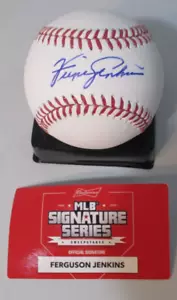 Fergie Jenkins Autographed Baseball Budweiser MLB Signature Series - Picture 1 of 7