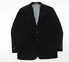 Charlton Gray Mens Black Polyester Jacket Suit Jacket Size 42 Regular