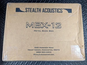 Stealth Acoustics MBX-12 Back Box - Picture 1 of 1