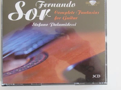 Fernando Sor Complete Fantasias for Guitar, Stefano Palamidessi, 3 CD, neuwertig - Bild 1 von 2