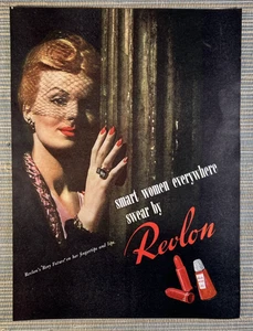 Revlon Rosy Future Nail Enamel Lipstick Polish Woman 1962 Vintage Print Ad - Picture 1 of 1