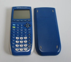 Texas Instruments TI-84 Plus Silver Edition Graphing Calculator Blue - Picture 1 of 6