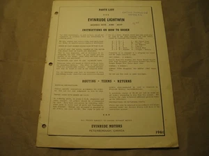 Evinrude  3038 3039  omc parts catalog Courtenay Hardware Ltd. B.C. - Foto 1 di 1