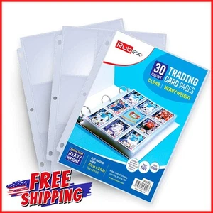 FUNDAS PARA TARJETAS DE 540 BOLSILLOS Carpeta de 3 anillas Bolsillo de plástico Béisbol Deportes Tarjetas Hojas - Imagen 1 de 10