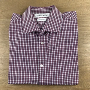 Mizzen Main Leeward Shirt Men’s Large L Plaid Check Standard Fit Dress Preppy - Picture 1 of 10
