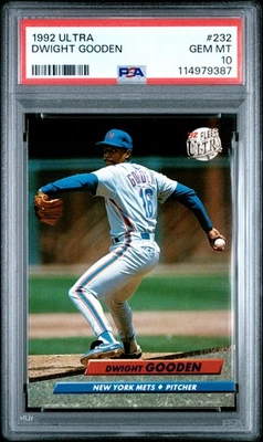 PSA 10 GEM MINT 1992 ULTRA DWIGHT GOODEN #232 METS 79387 B138 - Image 1 of 2