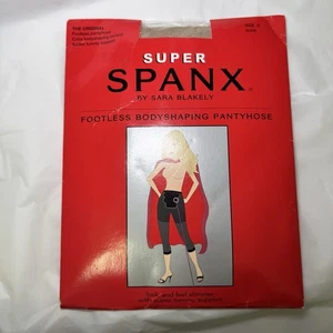 Pantimedias Spanx sin pies modeladoras talla D nude control top nuevas en paquete - Imagen 1 de 8