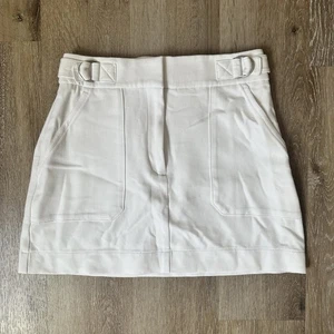 Minifalda Express blanca para mujer con bolsillos XS - Imagen 1 de 4