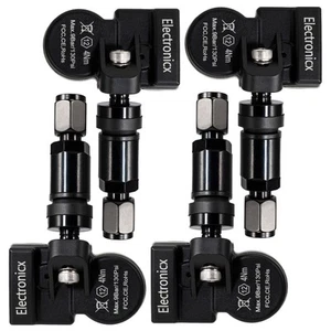 4 Tire Pressure Sensors RDKS Sensors Metal Valve Black for KIA Sorento UM 05.201 - Picture 1 of 12