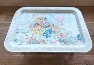 Vintage Metal TV Tray Lady Lovely Locks 1987 Those Characters From Cleveland - Picture 1 of 7