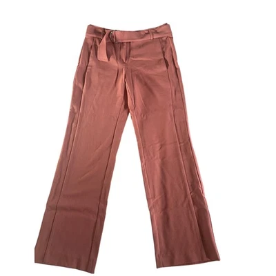 Pantalones de pierna recta con cinturón Alfani - Malva - Talla 6 (NUEVOS CON ETIQUETAS) Foto 1 de 4