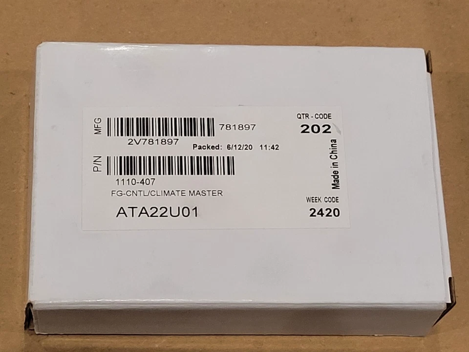 ATA22U01 Climate Master Heat Cool/Heat Pump Thermostat NEW - Image 1 of 3