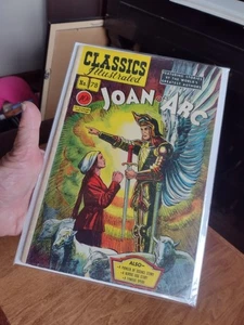 Classics Illustrated #78 JOAN OF ARC HRN 78 1st Ed Original 12/50 Keifer FN/FN+ - Bild 1 von 9