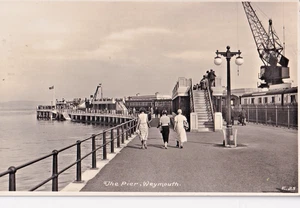ENJ 1961 Postcard, The Pier, Weymouth, Dorset - Picture 1 of 1