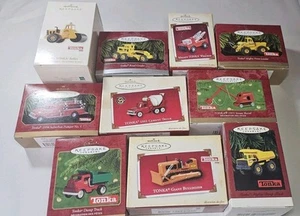Hallmark Keepsake Tonka Ornamenti Set di 10. Tutto Con Scatole. - Foto 1 di 7