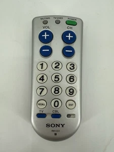 Sony Big Button Telecomando Universale RM-EZ2 TV/HDTV Cavo LED - Foto 1 di 6